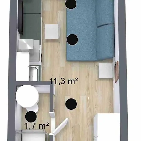 شقة Cozy Paupio Studio For 2 People فيلنيوس